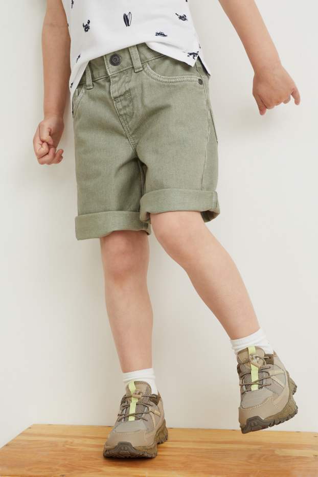 Nen - Paquet de 2 - pantalons curts - verd