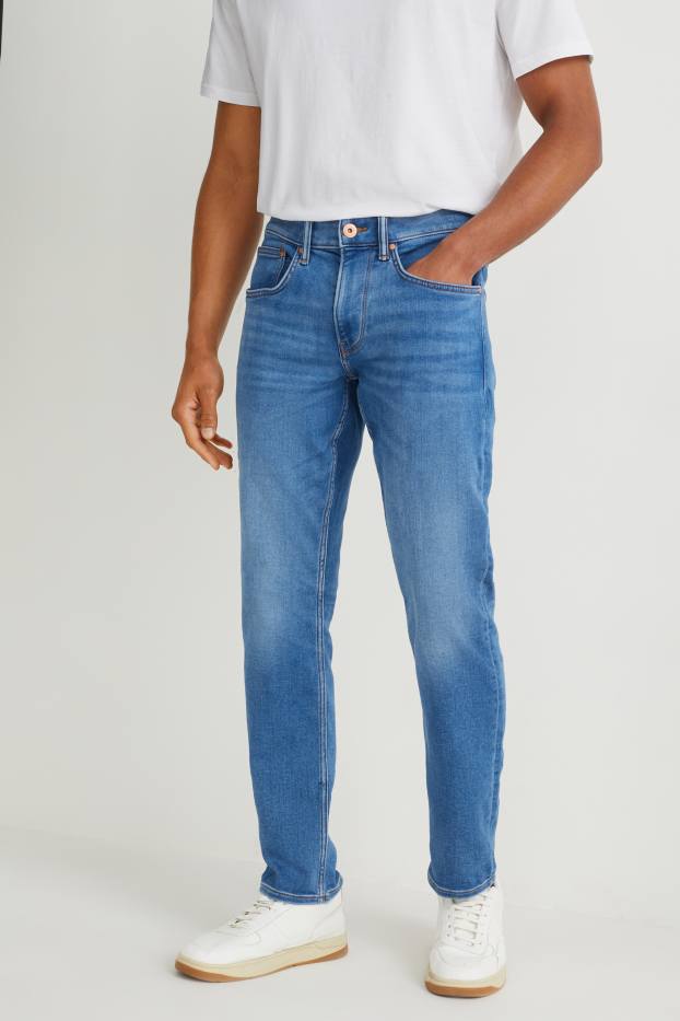 Hommes - Slim jean - flex jog denim - jean bleu