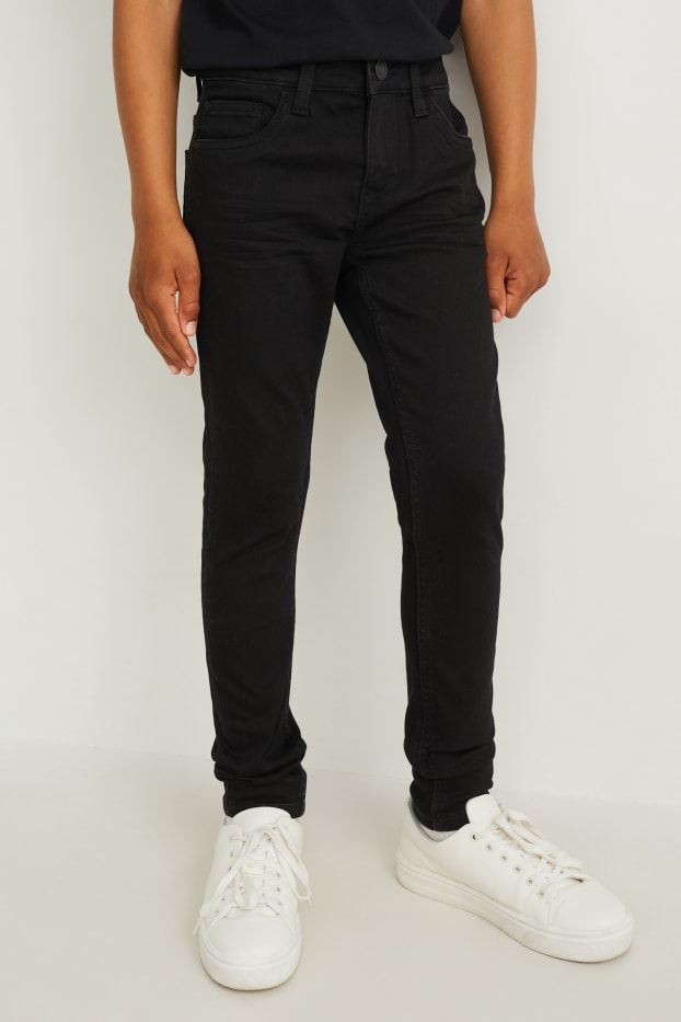 Copii - Băieți - Skinny jeans - negru