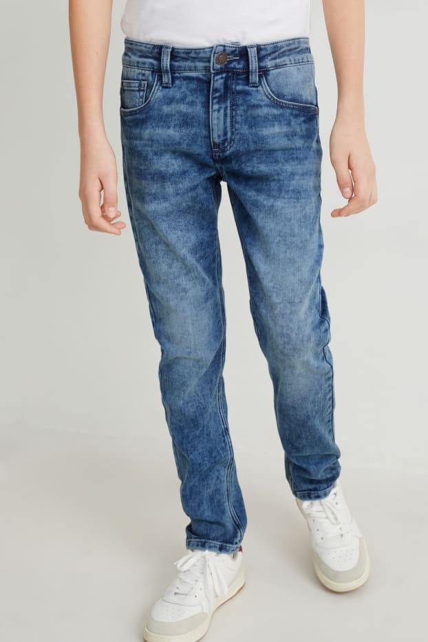 Copii - Băieți - Slim jeans - jog denim - denim-albastru