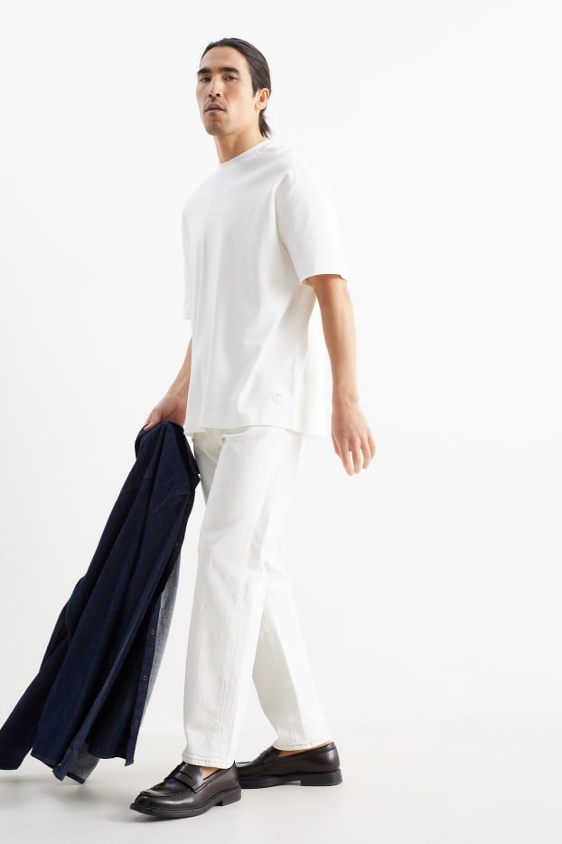 Home - Regular jeans - LYCRA® - blanc trencat