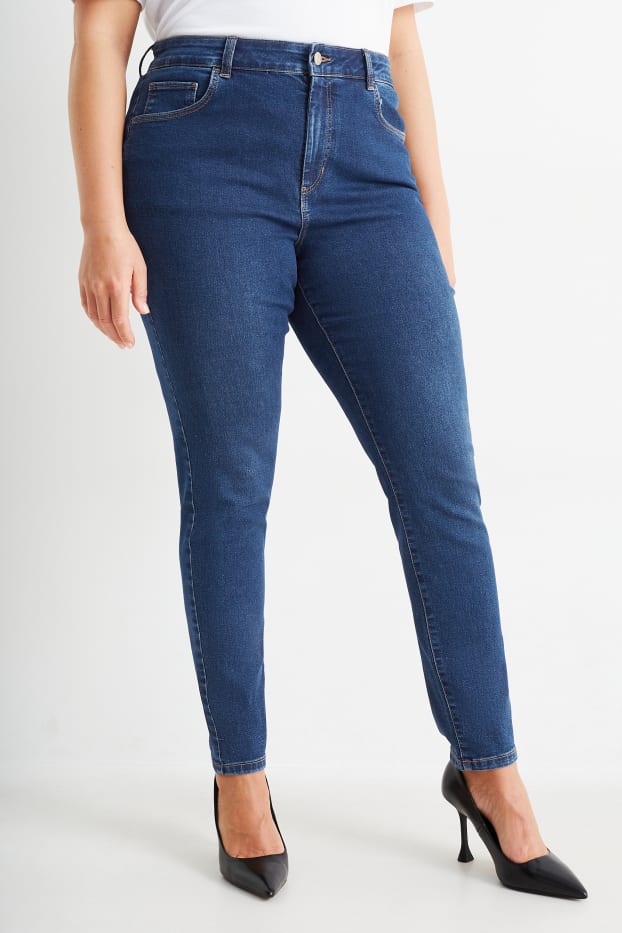Damen - Jegging Jeans - High Waist - jeansblau