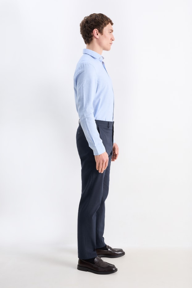 Men - Mix-and-match trousers - regular fit - Flex - LYCRA® - dark blue
