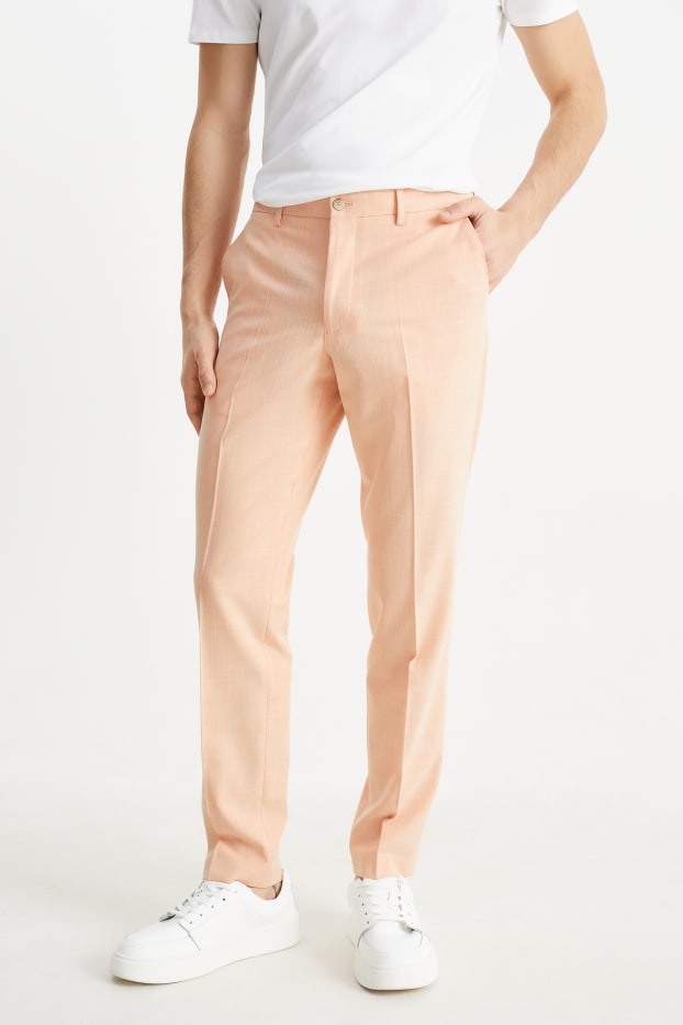Bărbați - Pantaloni modulari - slim fit - Flex  - portocaliu deschis