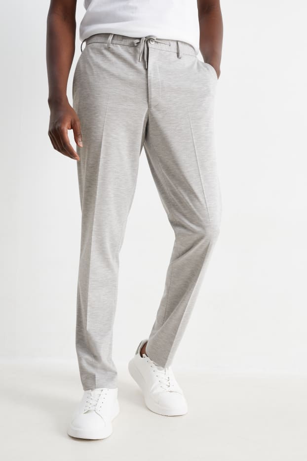 Home - Pantalons combinables - slim fit - Flex - 4 Way Stretch - LYCRA® - gris clar