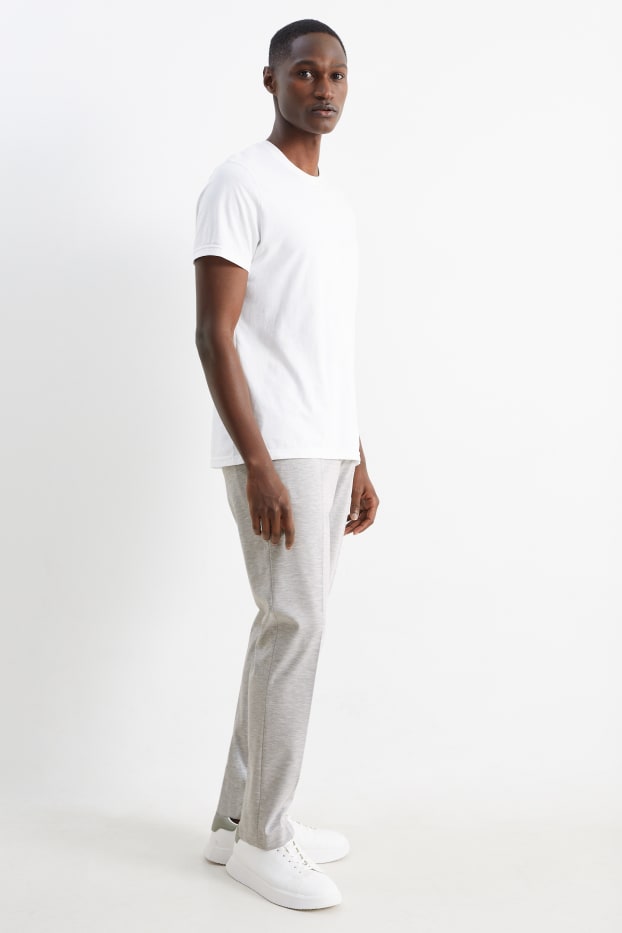 Home - Pantalons combinables - slim fit - Flex - 4 Way Stretch - LYCRA® - gris clar