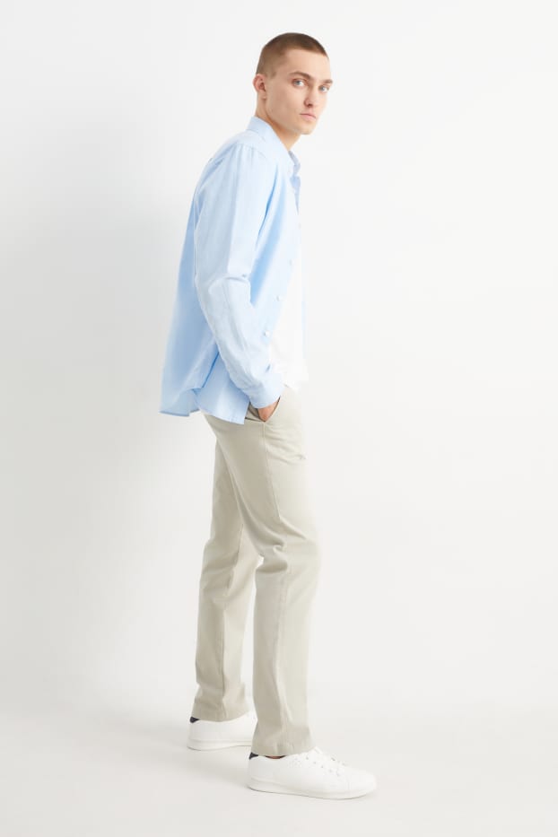 Uomo - Pantaloni chino - regular fit - color sabbia