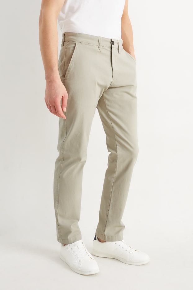 Uomo - Pantaloni chino - regular fit - color sabbia
