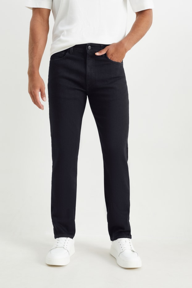 Heren - Premium Denim by C&A - straight jeans - LYCRA® - jeansdonkerblauw