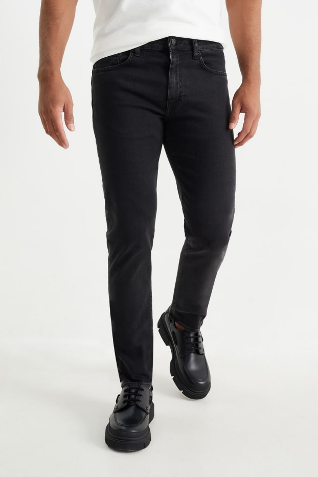 Bărbați - Premium Denim by C&A - slim jeans - negru