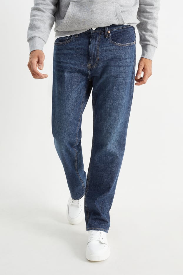 Bărbați - Regular jeans - LYCRA® - denim-albastru închis
