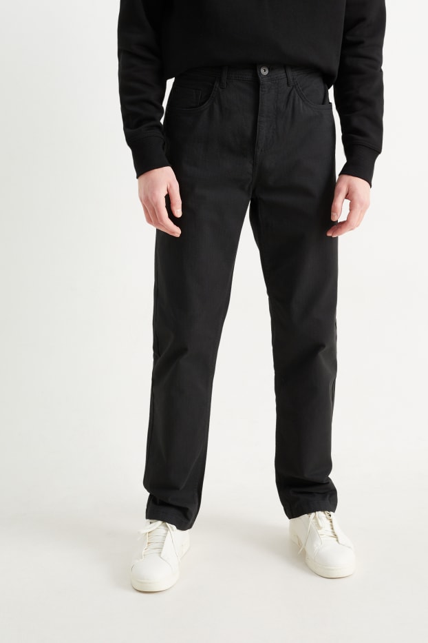 Herren - Hose - Regular Fit - schwarz