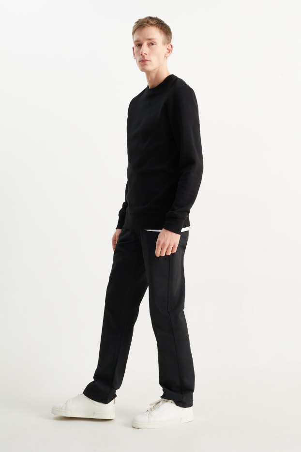 Herren - Hose - Regular Fit - schwarz