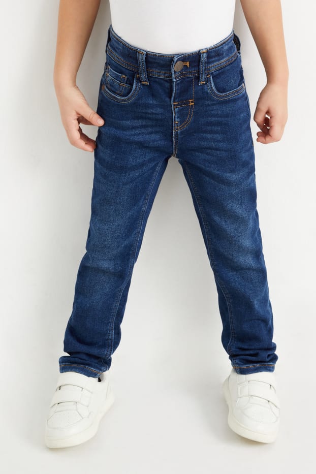 Kinderen: jongens - Skinny jeans - jeansblauw