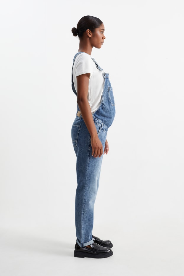 Donna - Salopette premaman - straight fit - jeans blu