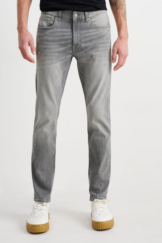 Uomo - Skinny jeans - LYCRA® - jeans grigio chiaro