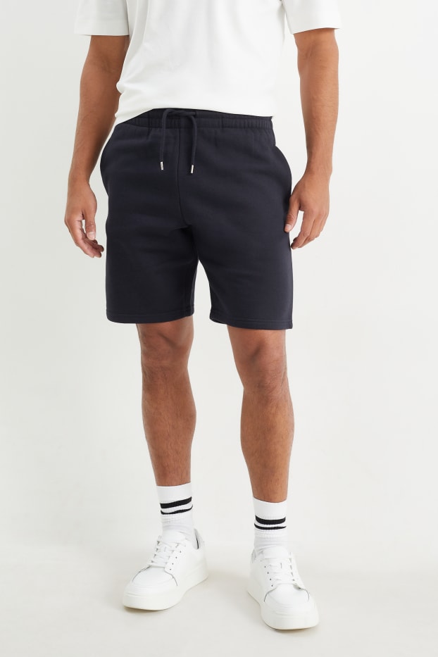 Men - Sweat shorts - dark blue