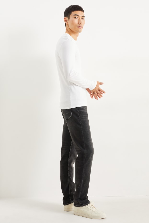 Uomo - Straight jeans - Flex jog denim - LYCRA® - nero
