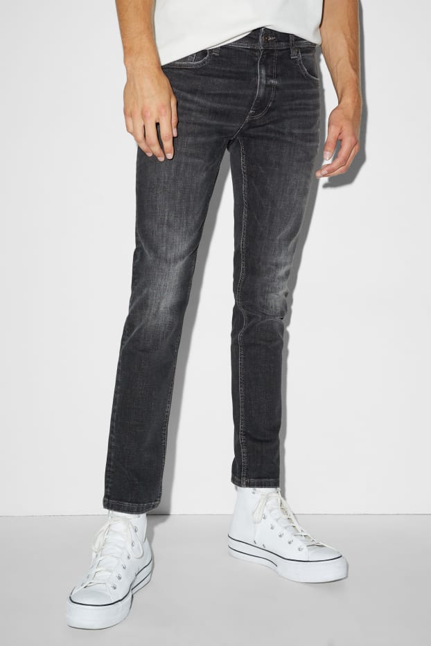 Heren - Skinny jeans - LYCRA® - jeansdonkergrijs
