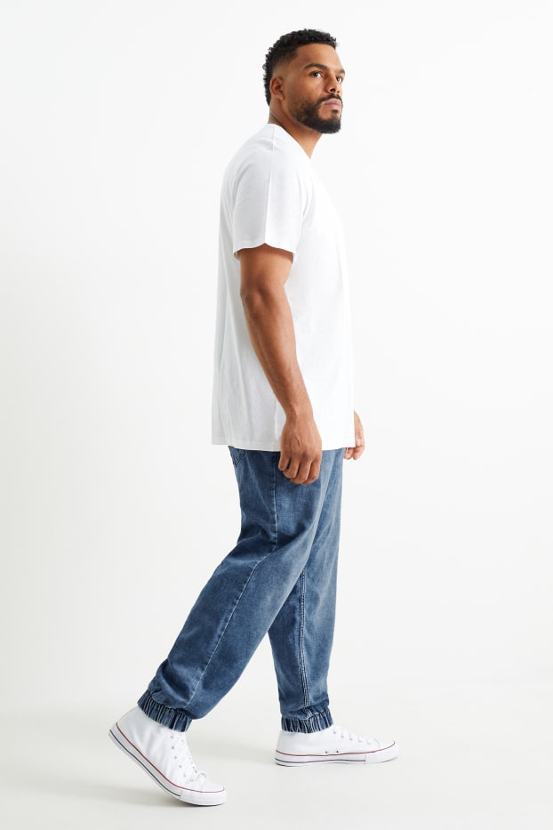 Home - Tapered jeans - Flex jog denim - LYCRA® - texà blau fosc