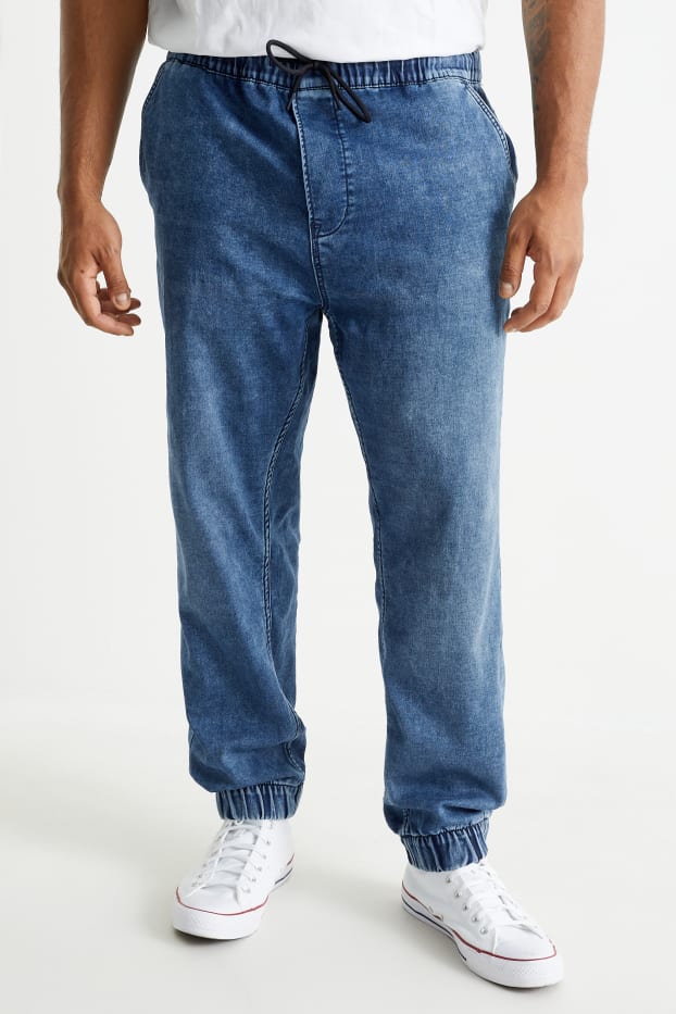 Home - Tapered jeans - Flex jog denim - LYCRA® - texà blau fosc