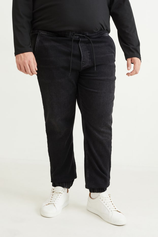 Hommes - Tapered jean - Flex jog denim - LYCRA® - noir