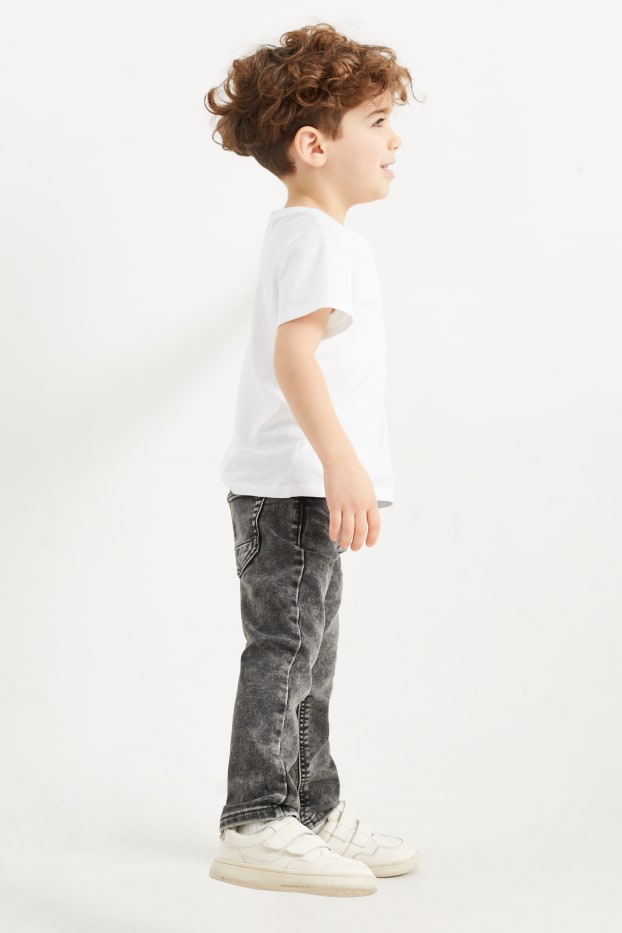 Copii - Băieți - Slim jeans - denim-gri