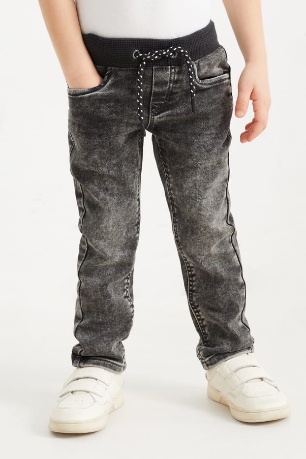 Copii - Băieți - Slim jeans - denim-gri