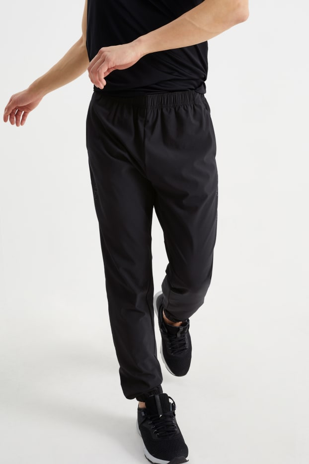 Hommes - Pantalon de sport - 4 Way Stretch - Flex - noir