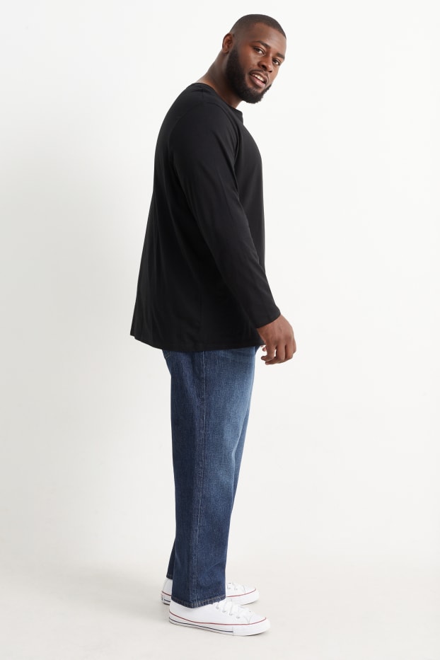 Herren - Regular Jeans - LYCRA® - dunkeljeansblau
