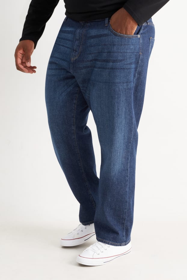 Herren - Regular Jeans - LYCRA® - dunkeljeansblau