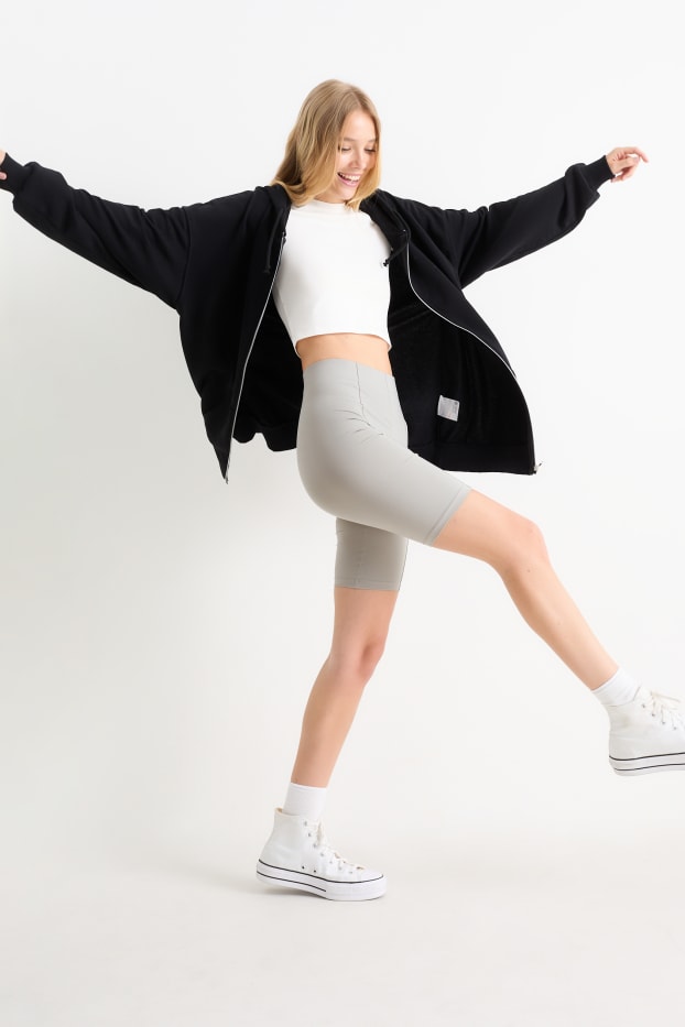 Femmes - Short cycliste - gris