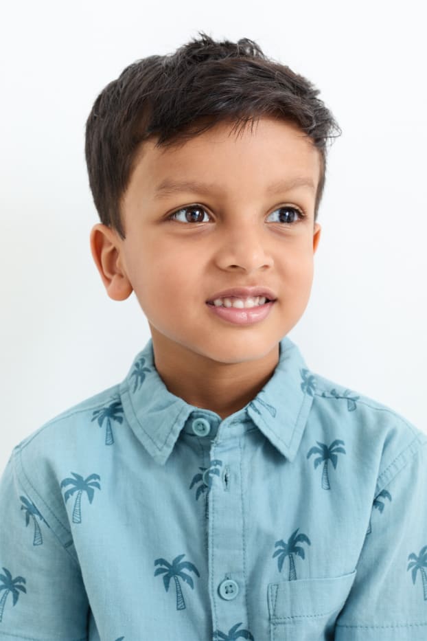 Children Boys - Palm - shirt - blue