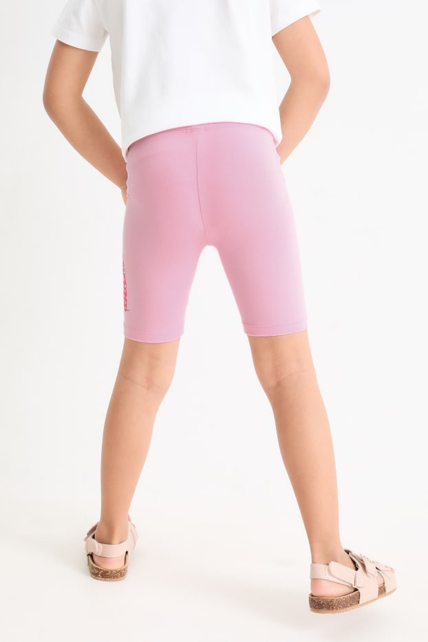 Kinder Mädchen - Multipack 2er - Minnie Maus - Radlerhose - pink