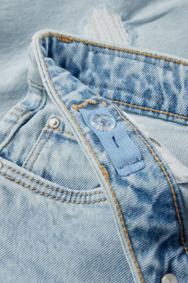 Kinder Mädchen - Wide Leg Jeans - helljeansblau