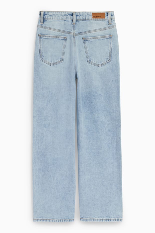 Kinder Mädchen - Wide Leg Jeans - helljeansblau