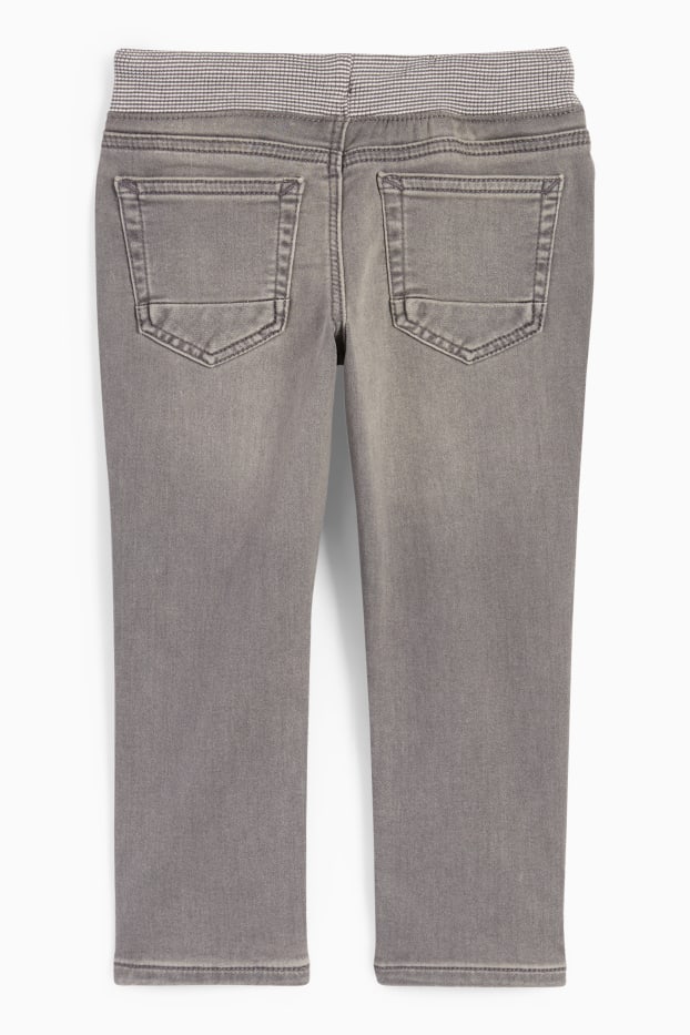 Děti - chlapci - Super skinny jeans - džíny - světle šedé