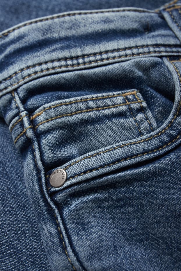 Kinder Buben - Straight Jeans - Jog Denim - jeansblau