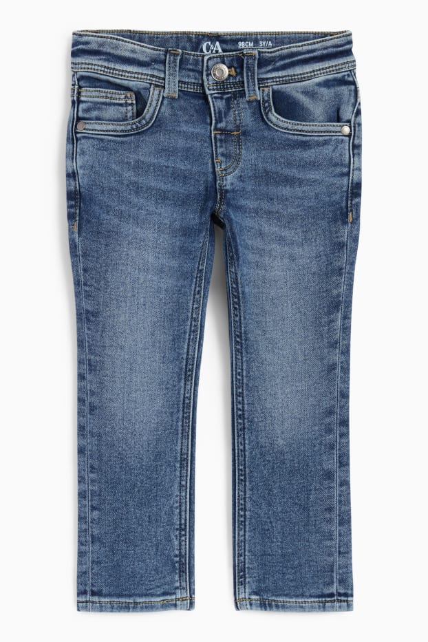 Kinder Buben - Straight Jeans - Jog Denim - jeansblau