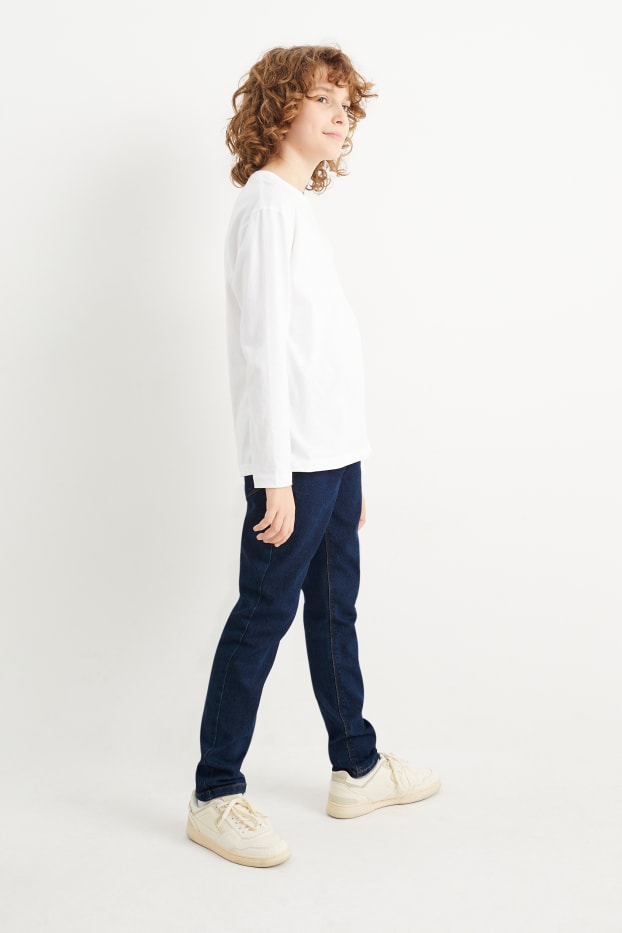 Bambini - Confezione da 2 - skinny jeans - nero