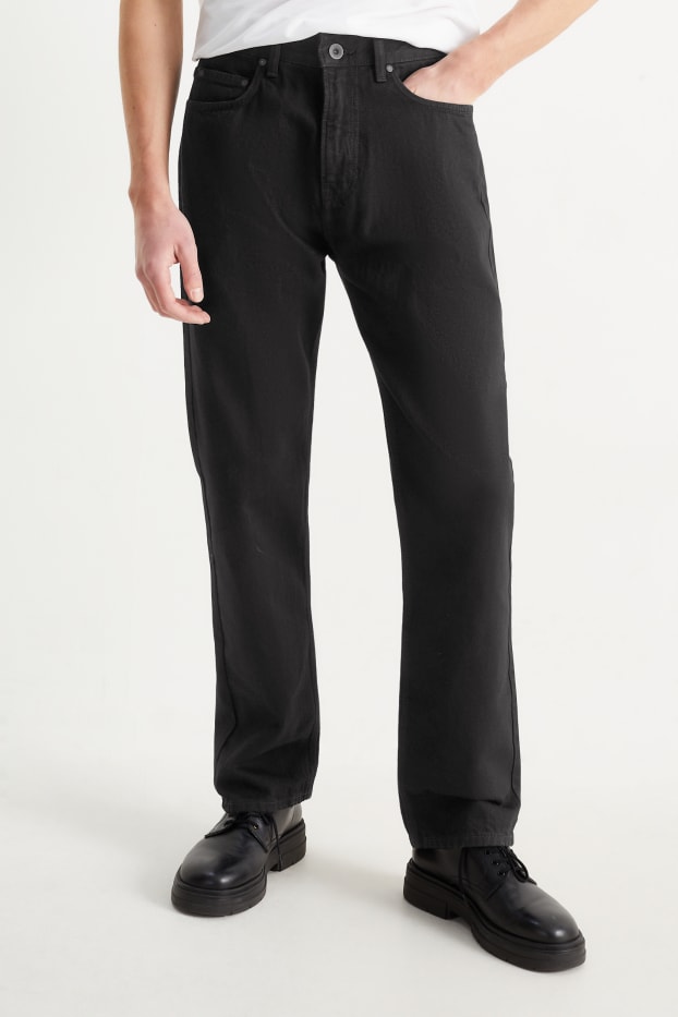 Uomo - Regular jeans - nero