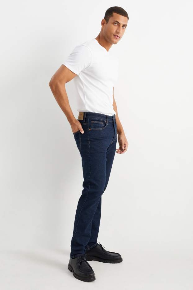 Heren - Slim jeans - LYCRA® - jeansdonkerblauw
