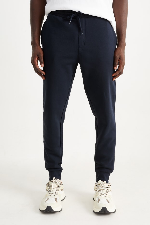 Hommes - Pantalon de jogging - bleu foncé