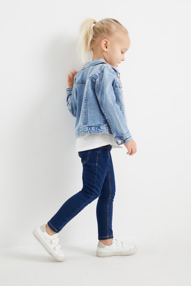 Kinder Mädchen - Multipack 2er - Jegging Jeans - dunkeljeansblau
