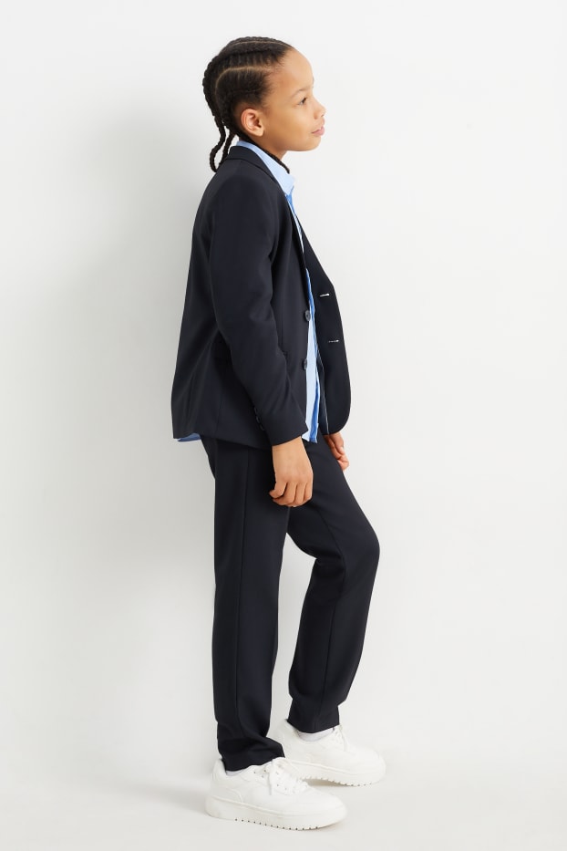Kinderen: jongens - Broek uit het combi-systeem - stretch - LYCRA® - donkerblauw