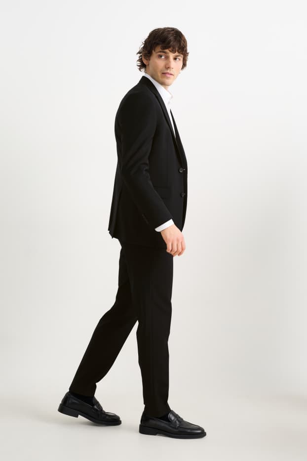 Bărbați - Pantaloni modulari - regular fit - Flex - LYCRA®  - negru