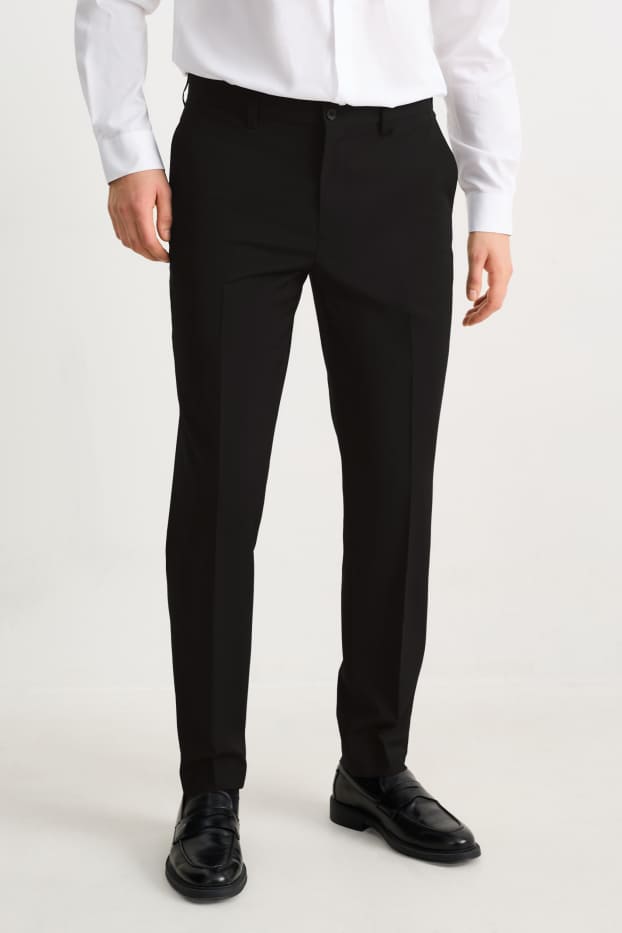 Bărbați - Pantaloni modulari - regular fit - Flex - LYCRA®  - negru