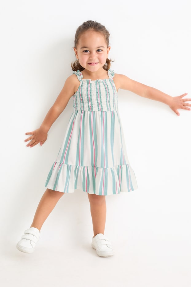 Kinder Mädchen - Multipack 2er - Kleid - dunkelrosa
