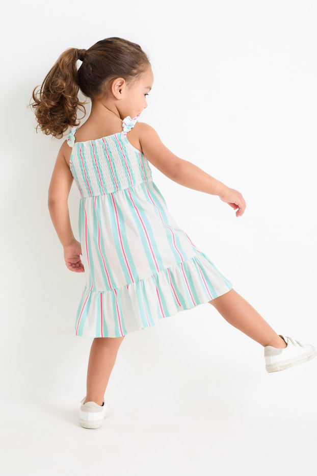 Kinder Mädchen - Multipack 2er - Kleid - dunkelrosa
