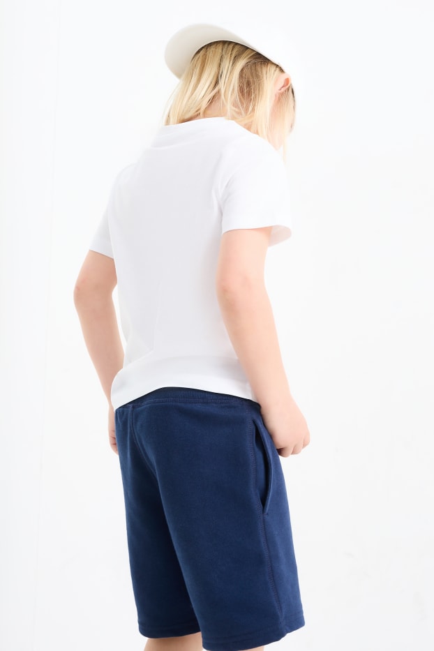 Children Boys - Czech Republic - short sleeve T-shirt - white
